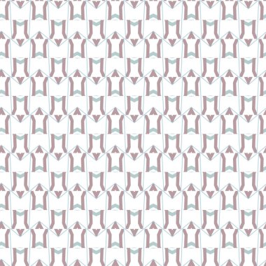 Geometrik süslemeli vektör deseni. Kusursuz tasarım dokusu 