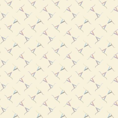 Geometrik süslemeli vektör deseni. Kusursuz tasarım dokusu 