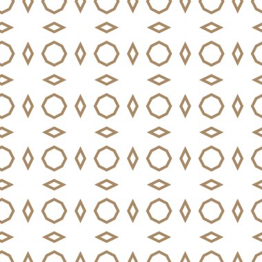Geometrik süslemeli vektör deseni. Kusursuz tasarım dokusu 