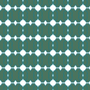 Geometrik süslemeli vektör deseni. Kusursuz tasarım dokusu