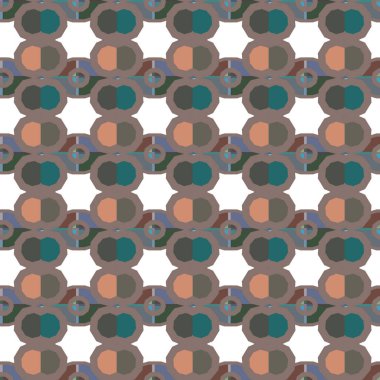 Soyut geometrik şekilli kusursuz desen