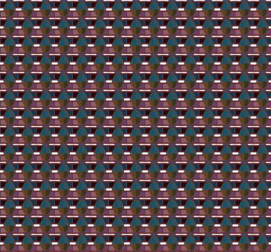 Geometrik süslemeli vektör deseni. Kusursuz tasarım dokusu 