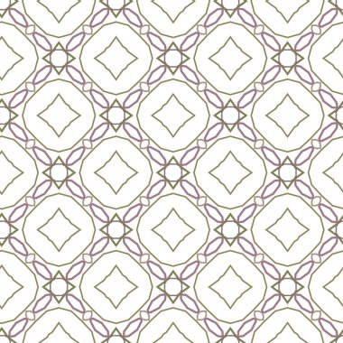 Geometrik süslemeli vektör deseni. Kusursuz tasarım dokusu 