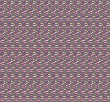 Geometrik süslemeli vektör deseni. Kusursuz tasarım dokusu 