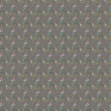 Geometrik süslemeli vektör deseni. Kusursuz tasarım dokusu