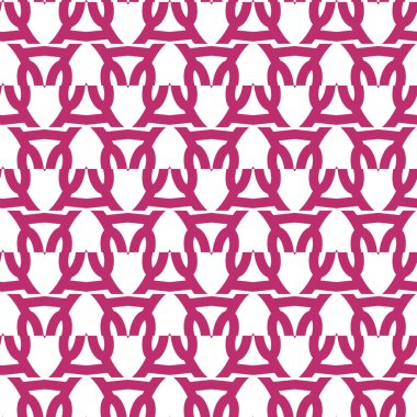 Geometrik süslemeli vektör deseni. Kusursuz tasarım dokusu