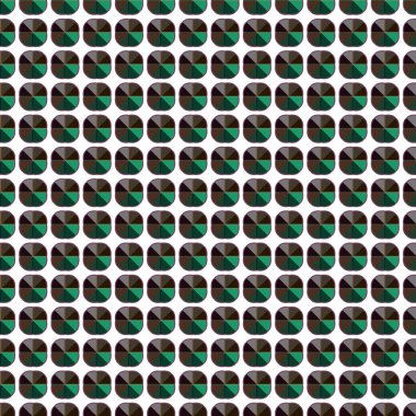 Geometrik süslemeli vektör deseni. Kusursuz tasarım dokusu 