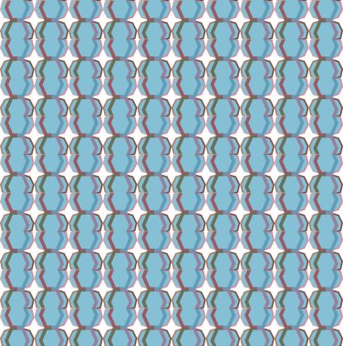 Geometrik süslemeli vektör deseni. Kusursuz tasarım dokusu