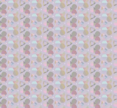 Geometrik süslemeli vektör deseni. Kusursuz tasarım dokusu