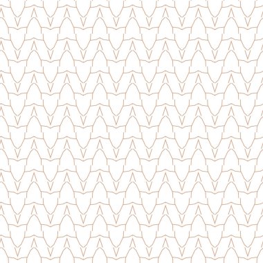 Geometrik süslemeli vektör deseni. Kusursuz tasarım dokusu