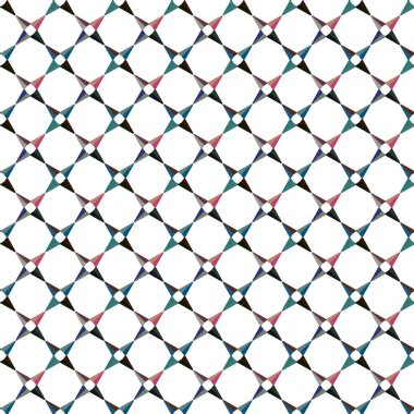 Geometrik süslemeli kusursuz desen. vektör illüstrasyonu