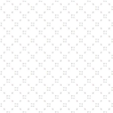 Geometrik süslemeli vektör deseni. Kusursuz tasarım dokusu