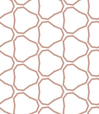 Geometrik süslemeli vektör deseni. Kusursuz tasarım dokusu 