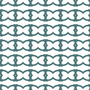 Elle çizilmiş dalgalarla kusursuz desen. vektör illüstrasyonu