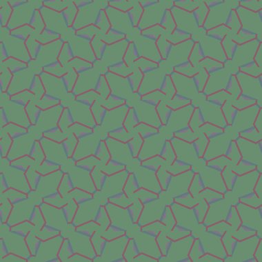 Geometrik süslemeli vektör deseni. Kusursuz tasarım dokusu