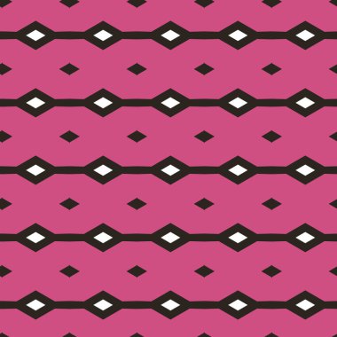 Geometrik süslemeli vektör deseni. Kusursuz tasarım dokusu 