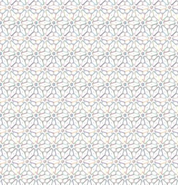 Geometrik süslemeli vektör deseni. Kusursuz tasarım dokusu 