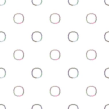 Geometrik süslemeli vektör deseni. Kusursuz tasarım dokusu