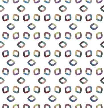 Geometrik süslemeli vektör deseni. Kusursuz tasarım dokusu 