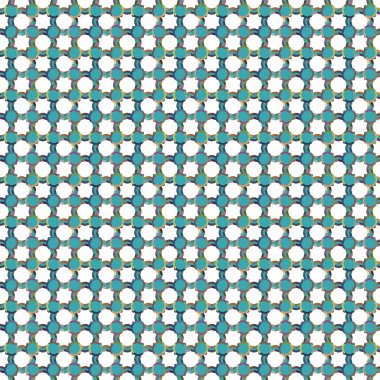 Geometrik süslemeli vektör deseni. Kusursuz tasarım dokusu