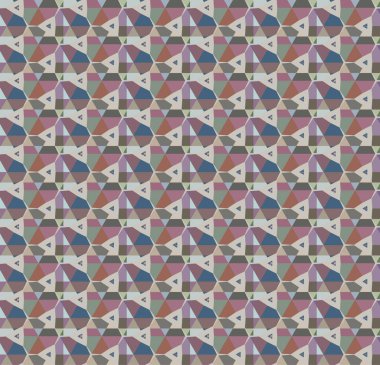 Geometrik süslemeli kusursuz desen. vektör illüstrasyonu