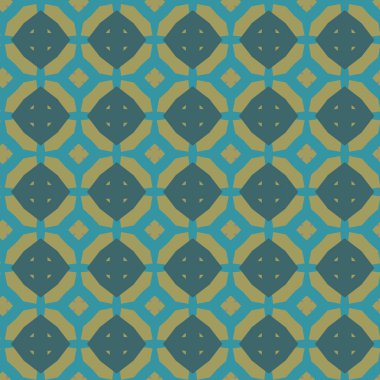 Geometrik süslemeli vektör deseni. Kusursuz tasarım dokusu