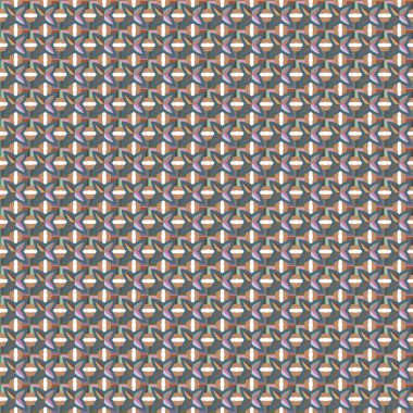 Geometrik süslemeli vektör deseni. Kusursuz tasarım dokusu 