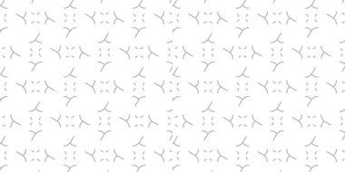 Geometrik süslemeli vektör deseni. Kusursuz tasarım dokusu 