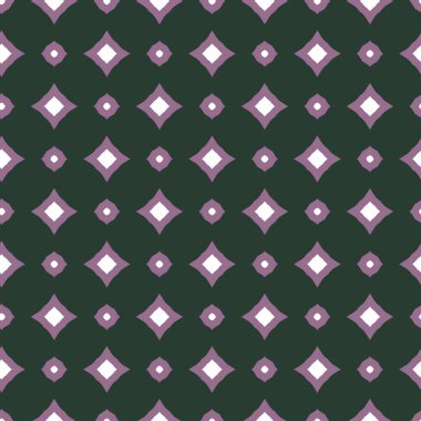 Geometrik süslemeli vektör deseni. Kusursuz tasarım dokusu 