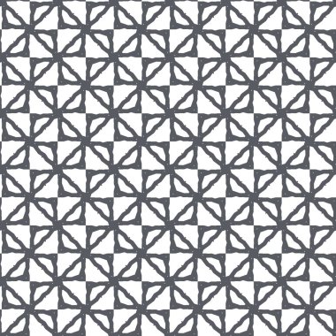 Geometrik süslemeli vektör deseni. Kusursuz tasarım dokusu