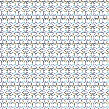 Geometrik süslemeli vektör deseni. Kusursuz tasarım dokusu 