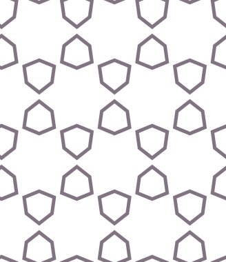 Geometrik süslemeli vektör deseni. Kusursuz tasarım dokusu 