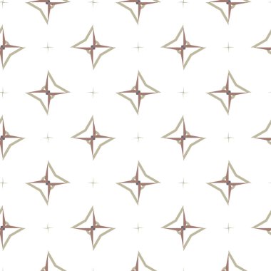 Geometrik süslemeli vektör deseni. Kusursuz tasarım dokusu