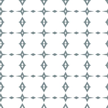 Geometrik süslemeli vektör deseni. Kusursuz tasarım dokusu 