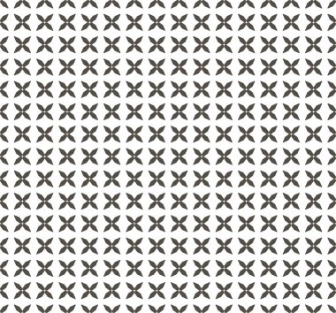 Geometrik süslemeli vektör deseni. Kusursuz tasarım dokusu 