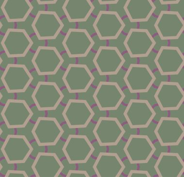 Geometrik süslemeli vektör deseni. Kusursuz tasarım dokusu