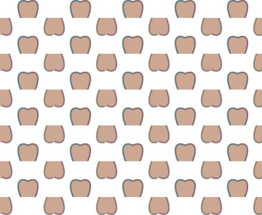 Geometrik süslemeli vektör deseni. Kusursuz tasarım dokusu