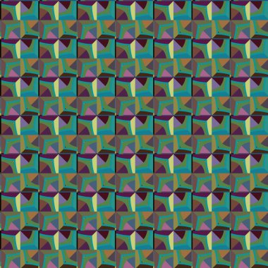 Geometrik süslemeli vektör deseni. Kusursuz tasarım dokusu