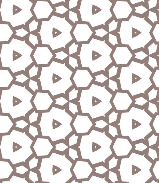 Geometrisches Ornamentales Vektormuster Nahtlose Design Textur — Stockvektor