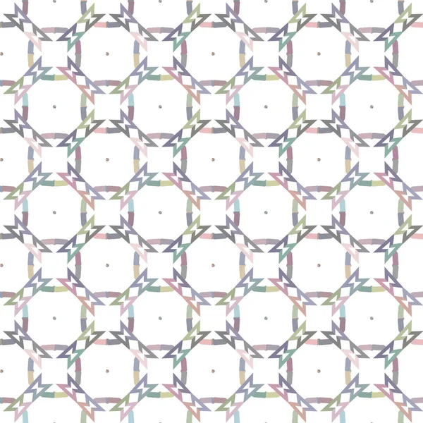 Geometriskt Dekorativt Vektormönster Sömlös Design Konsistens — Stock vektor