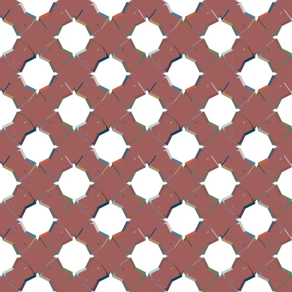 Padrão Vetorial Ornamental Geométrico Textura Design Sem Costura — Vetor de Stock