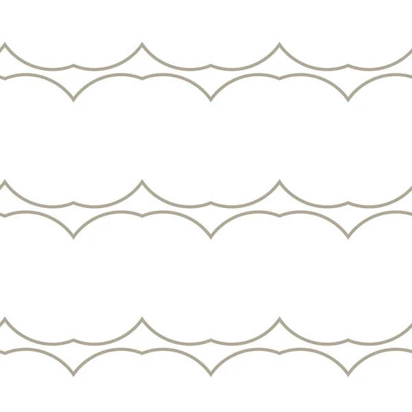 Geometrik Süslemeli Vektör Deseni Kusursuz Tasarım Dokusu — Stok Vektör