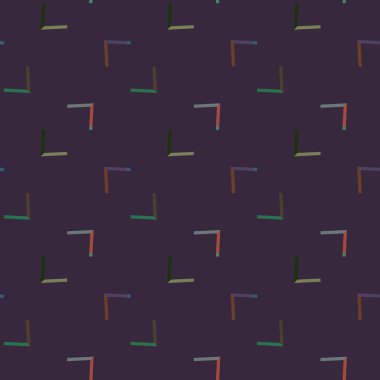 Geometrik süslemeli vektör deseni. Kusursuz tasarım dokusu