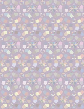 Geometrik süslemeli vektör deseni. Kusursuz tasarım dokusu 