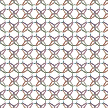 Geometrik süslemeli kusursuz desen. vektör illüstrasyonu
