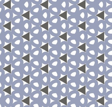 Soyut geometrik şekilli kusursuz desen