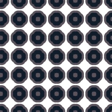 Geometrik süslemeli vektör deseni. Kusursuz tasarım dokusu 