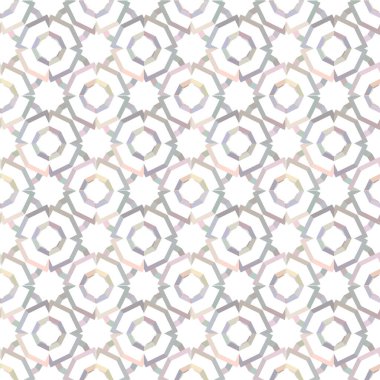 Geometrik süslemeli vektör deseni. Kusursuz tasarım dokusu 