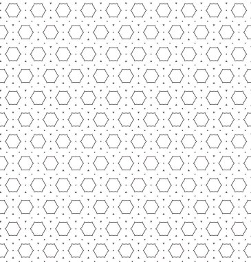 Geometrik süslemeli kusursuz desen. vektör illüstrasyonu