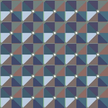 Geometrik süslemeli kusursuz desen. vektör illüstrasyonu